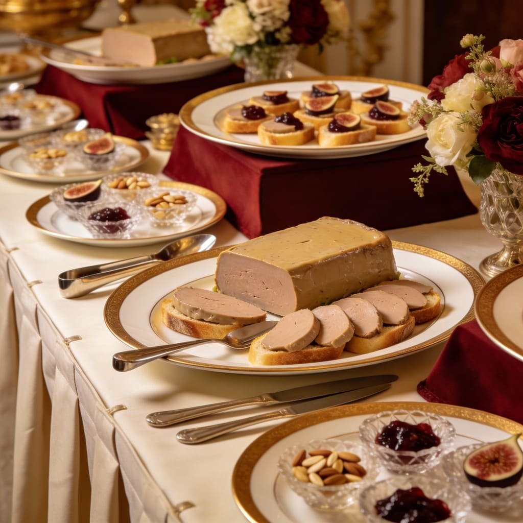 Buffet foie gras casher