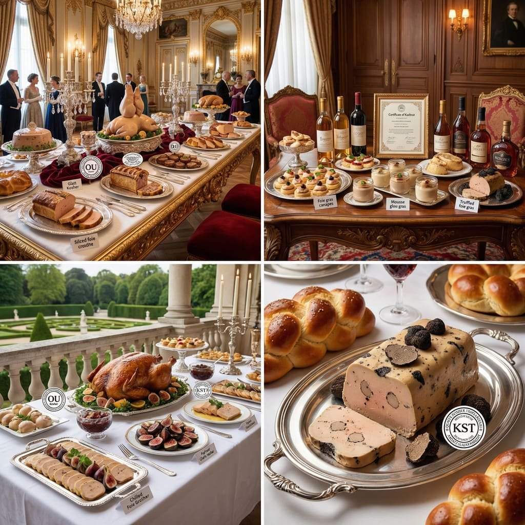 Réception avec une multitude de foie gras casher